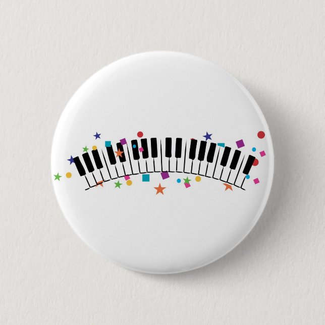 Konfetti Piano Button Knapp (Framsida)