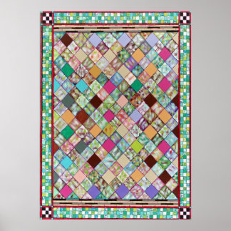 "Konfetti Quilt" Poster