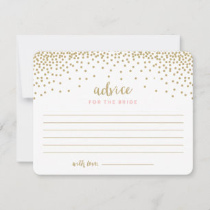 Konfetti Shower   Möhippans rådgivningskort Rådkort