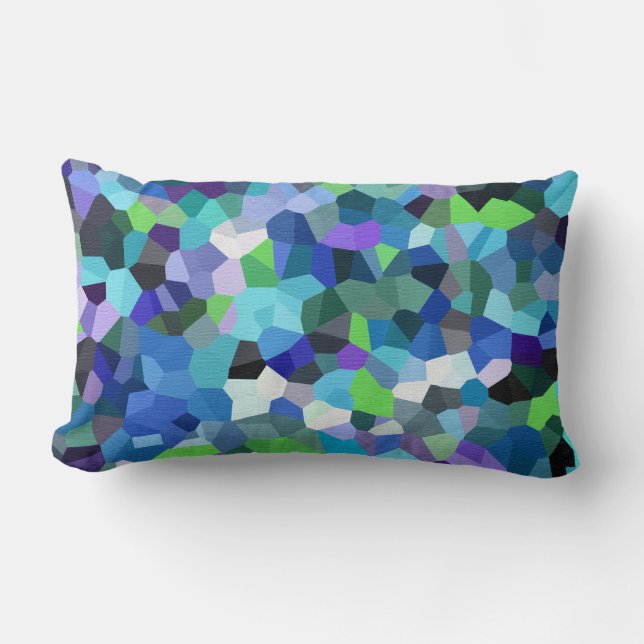Konfetti Violetta Blues Lumbarkudde (Framsida)