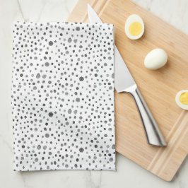 Konfetti Watercolor Dots Kitchen Towel Kökshandduk