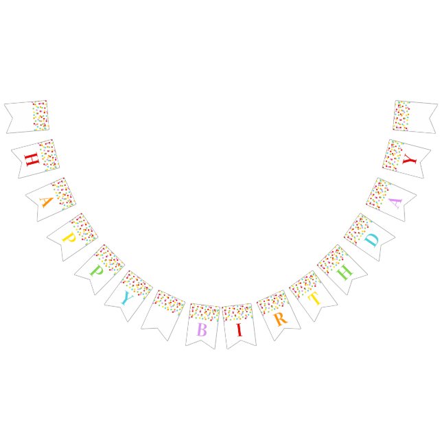 Konfettiar för grattis på vimplar (Alla)