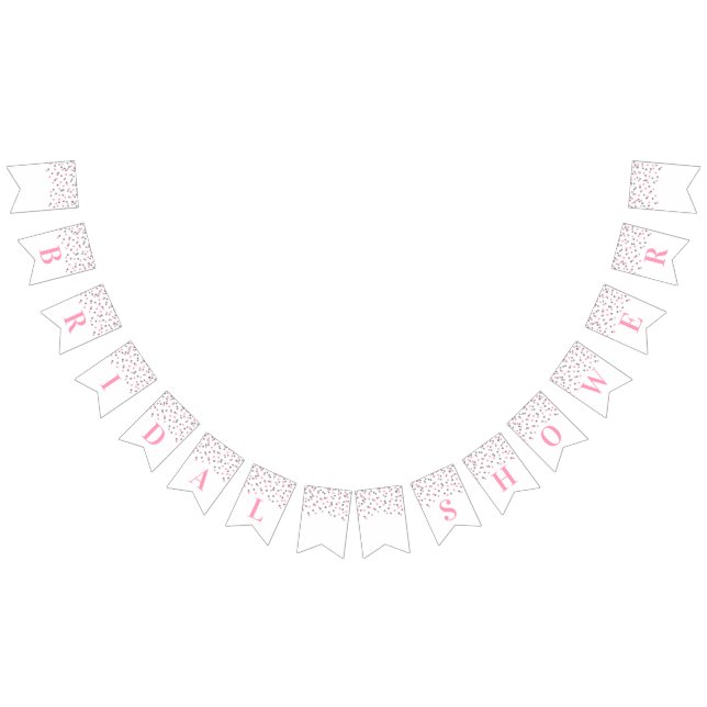 Konfettiar för silver för möhippabanerrosor vimplar (Alla)