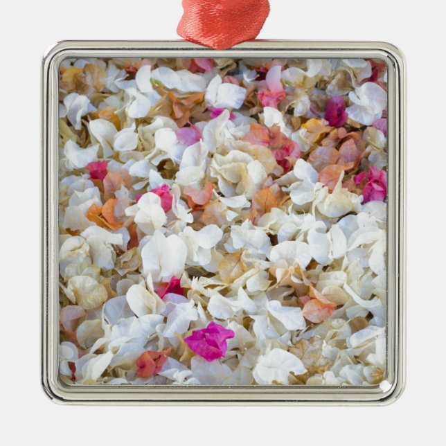 KONFETTIAR torkade blommor Julgransprydnad Metall (Framsidan)