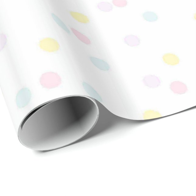 Konfettibarn Babyshower Presentinsvepnings Papper Presentpapper (Rullad Hörn)
