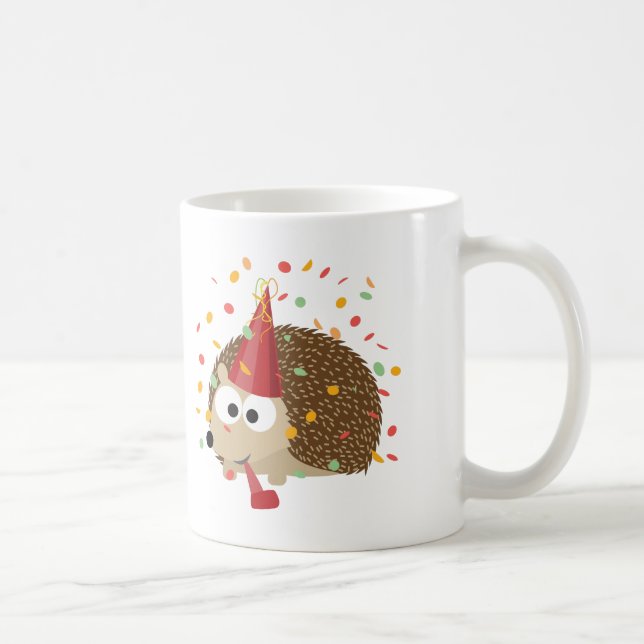 Konfettifest Igelkott Kaffemugg (Höger)