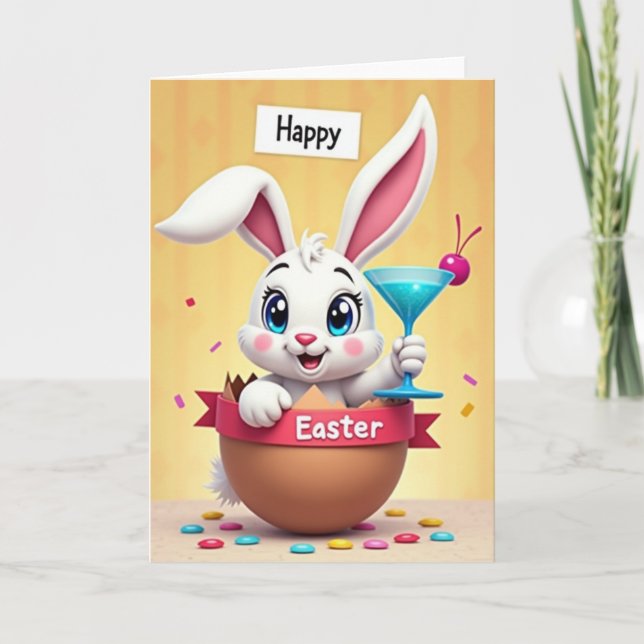 Konfettikanin Celebrationskort Kort (Framsida)