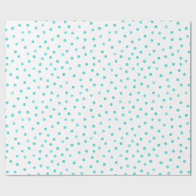 Konfettin för krickablåttvit pricker mönster presentpapper (Platt)