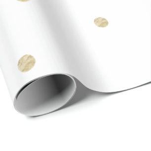 Konfettipolkaen pricker inpackning av papper presentpapper