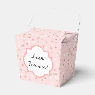 Konfettitårta •, Rosa Buttercream glasyr på ka Presentaskar