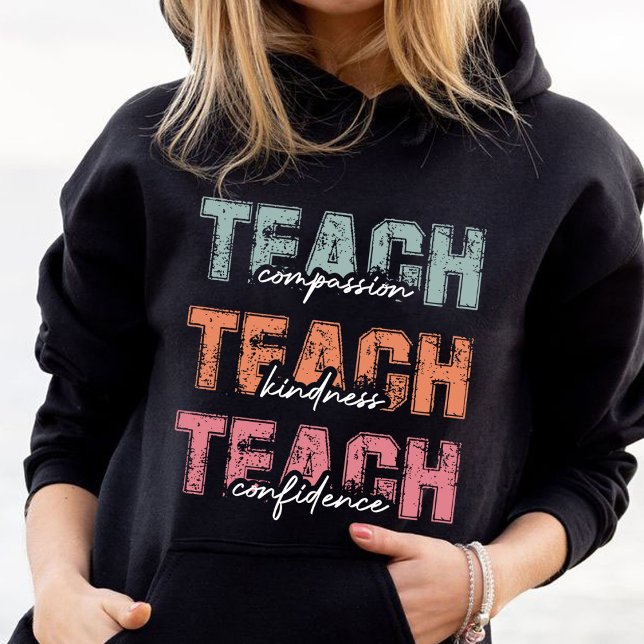 Konfidentialitet för Teach Compassion Kindness T Shirt (TEACHER compassion kindness confidence hoodie)