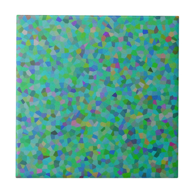 Konfiettdesign för flera färg   kakelplatta (Framsidan)