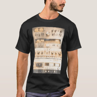 Konfigurera Audio Hifi Ljud System Mixed Media Col T Shirt