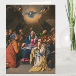Konfirmation Helig Ande Jungfru Maria Apostlarna Kort