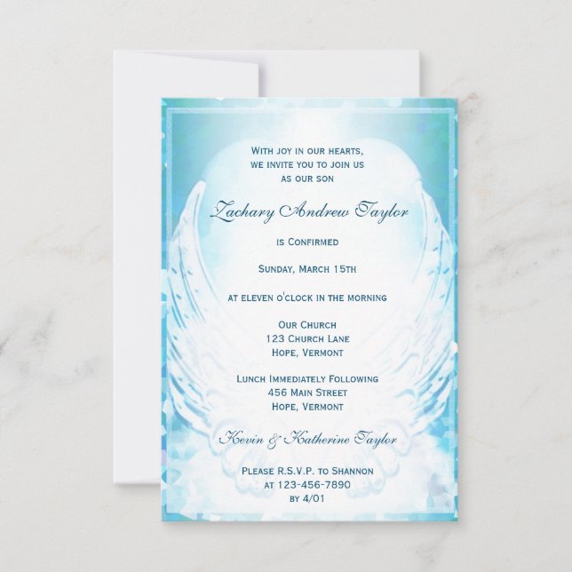 Konfirmation Inbjudningar (Framsida)