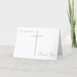 Konfirmation Kors Tackkort