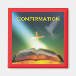 Konfirmationsduva, Bibel, Kors Magnet
