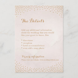 konfirmationskort för glam ro guld tilläggskort