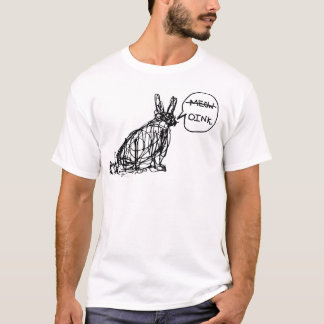 Konfliktad kanin t shirt
