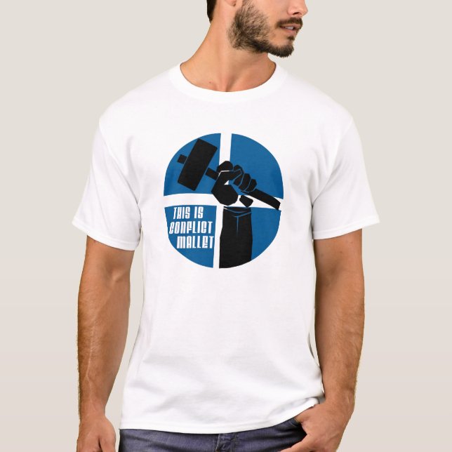 KonfliktMalletlogotyp T-shirt (Framsida)