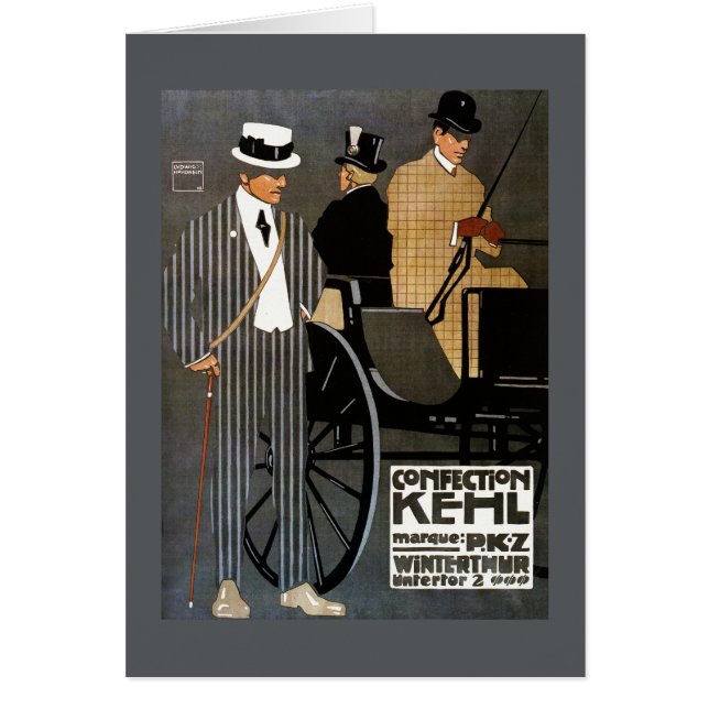 Konfliktsnärtkläder Hälsningskort (Framsidan)