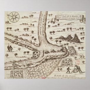 Konfluens i Niger Poster