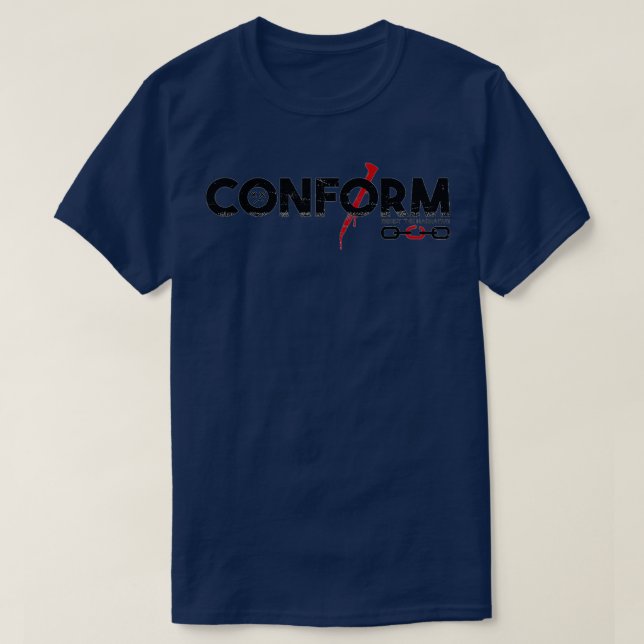 KONFORM Behåll berättarrösten T Shirt (Design framsida)