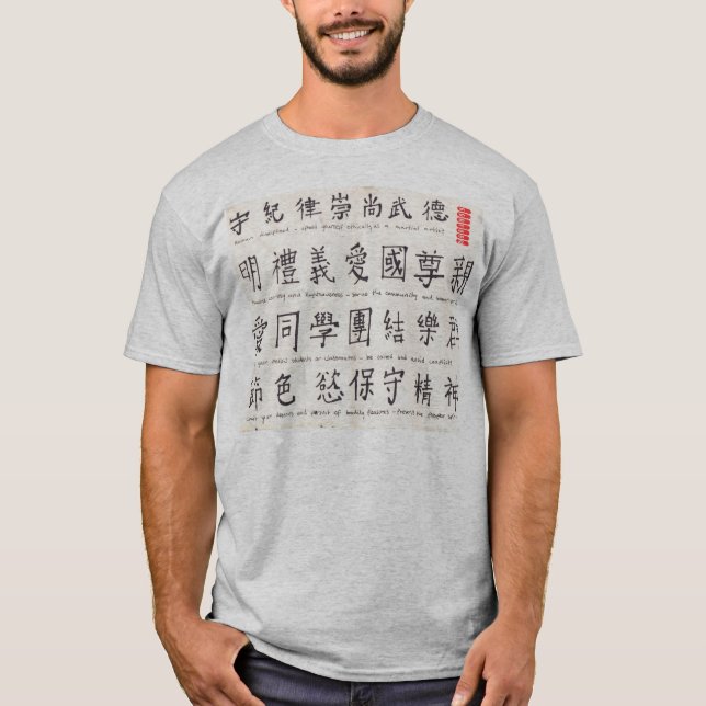KONFORM-KUNG FUskjorta T-shirt (Framsida)