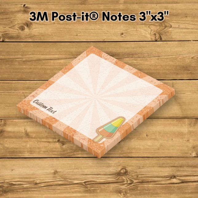 Konformad sorbetsticka post-it block (Skapare uppladdad)