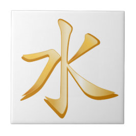 Konfucianistisk symbol kakelplatta