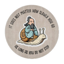 Konfucius och snigel