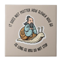 Konfucius och snigel