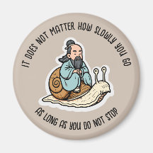 Konfucius och snigel