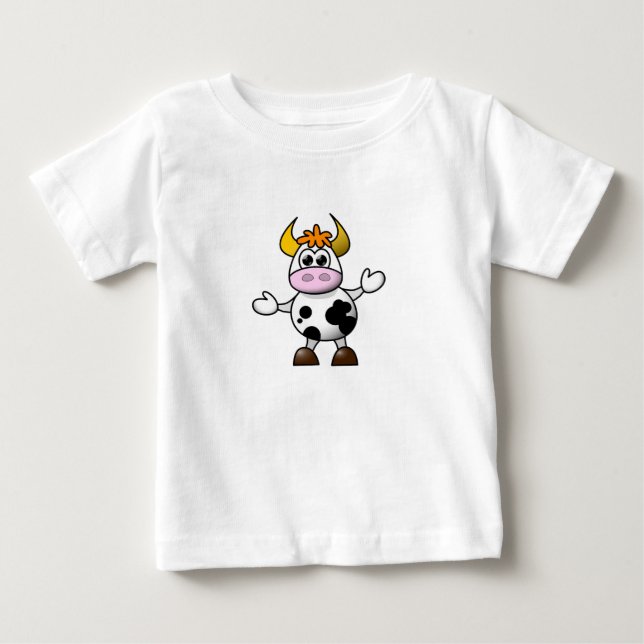 Konfunderad kö Baby överst Tee Shirt (Framsida)