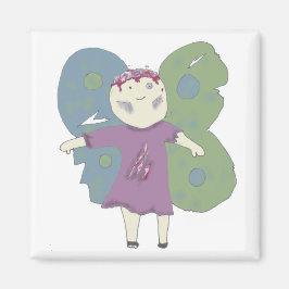 Konfuzzled Fae - Zombie Fairy Magnet
