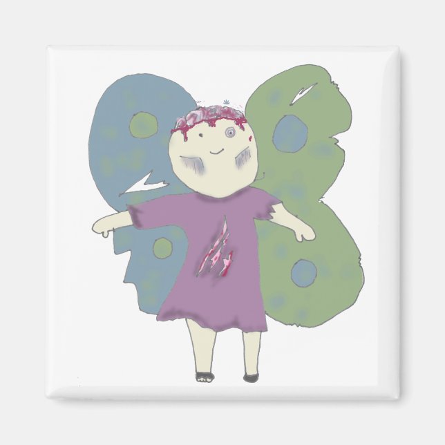 Konfuzzled Fae - Zombie Fairy Magnet (Framsidan)