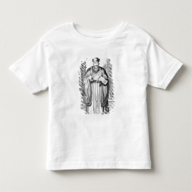 Kong-Fu-Tse eller Confucius Tee Shirt (Framsida)