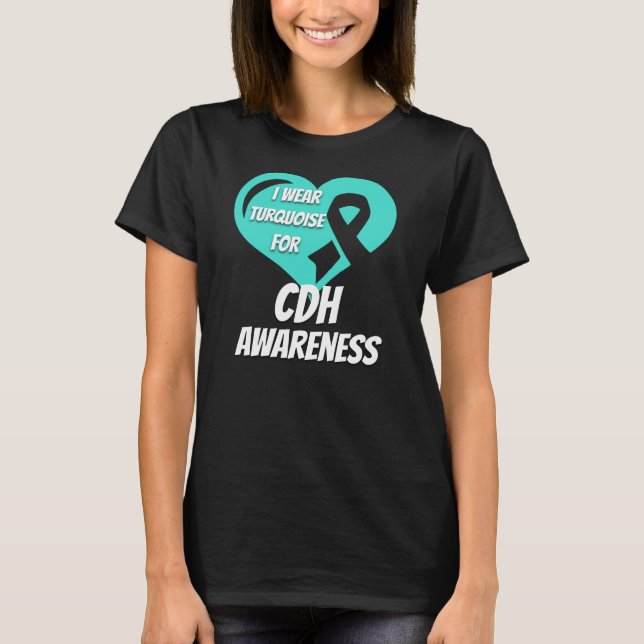 Kongenital Diafragmatisk Hernia CDH T Shirt (Framsida)