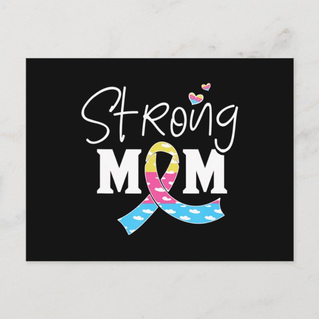 Kongenital diafragmatisk Hernia-medvetenhet CDH Ma Vykort (Framsida)