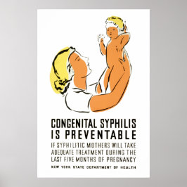 Kongenital Syfilis kan förebyggas Poster