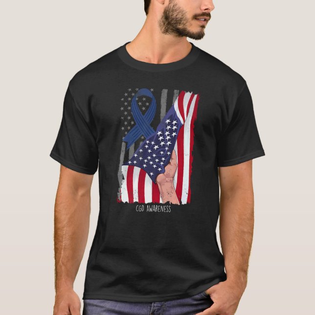 Kongenitala och genetiska sjukdomar amerikansk Fla T Shirt (Framsida)
