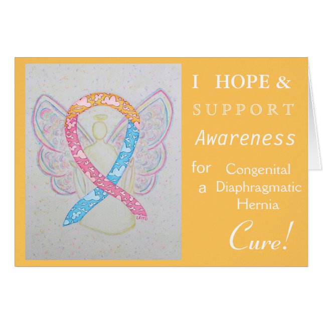 Kongenitalt diafragmabråck (CDH) Hälsningskort (Framsidan Horizontal)