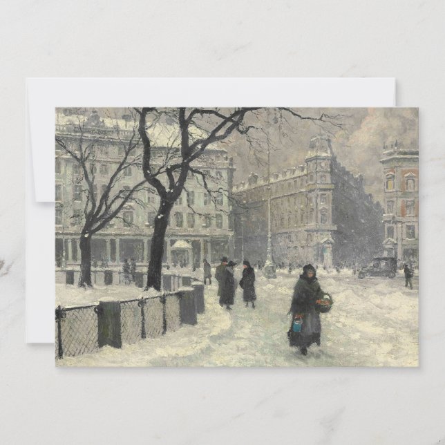 Kongens Nytorv Köpenhamn i Winter | Paul Fischer (Framsida)