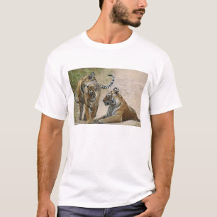 Konglig Bengalisk tiger och ungar, Ranthambhor T-shirt