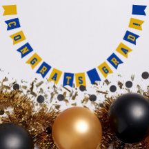 Konglig blå och gul skoluniformsavgång