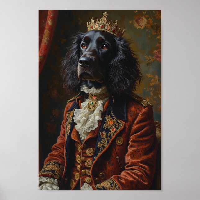 Konglig engelsk setterporträtt poster (Framsidan)