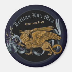 Konglig Guldgriffon Magnet