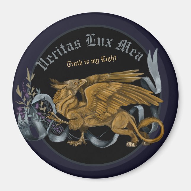 Konglig Guldgriffon Magnet (Framsidan)