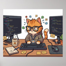 Konglig kattplanscher poster