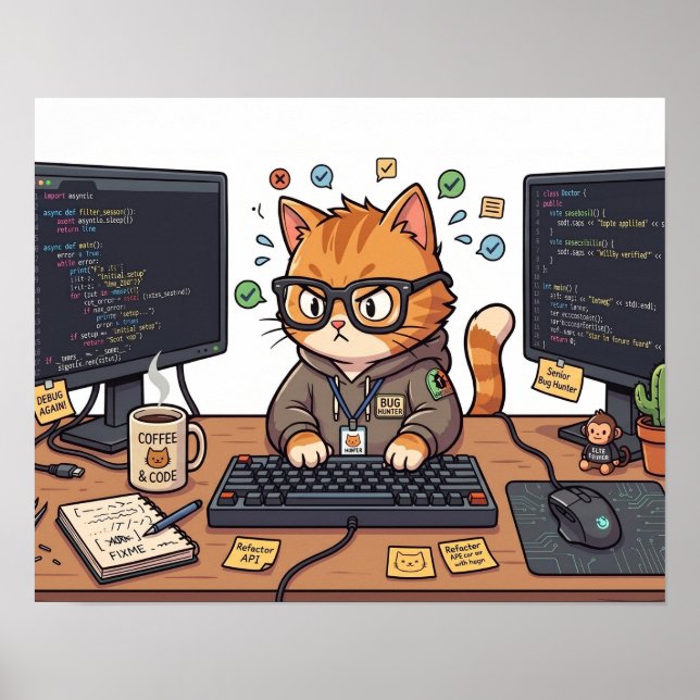 Konglig kattplanscher poster (Framsidan)